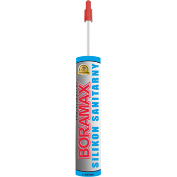 BORAMAX Silikon sanitarny bezbarwny 280ml